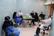 جلسه واک راند مدیریتی ایمنی بیمار از اتاق عمل بیمارستان ضیائیان انجام شد.