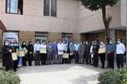 قدردانی شهردار منطقه ۱۷ از کارکنان بیمارستان ضیائیان به مناسبت هفته سلامت