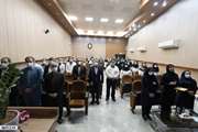 مراسم تکریم و معارفه رئیس پیشین و جدید بیمارستان ضیائیان