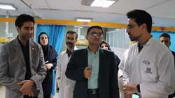 رئیس دانشگاه علوم پزشکی تهران از بیمارستان ضیائیان بازدید کرد