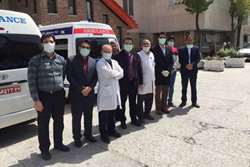 بازدید معاون درمان دانشگاه از بیمارستان ضیائیان