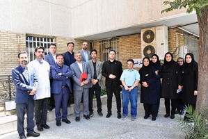 بازدید دکتر حمید چوبینه معاون توسعه دانشگاه و هیات همراه از بخش های مختلف بیمارستان ضیائیان