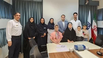 جشن تکلیف فرزندان کارکنان بیمارستان ضیائیان همزمان با دهه کرامت برگزار شد