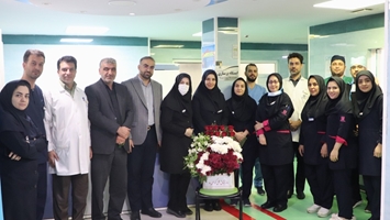 گرامیداشت روز اتاق عمل در بیمارستان ضیائیان با حضور رئیس بیمارستان