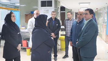 بازدید نوروزی رئیس دانشگاه علوم پزشکی تهران از بیمارستان ضیائیان در روز دوم بهار 1405