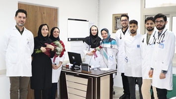 تجلیل از اساتید و اعضای هیأت علمی بیمارستان ضیائیان به مناسبت روز استاد
