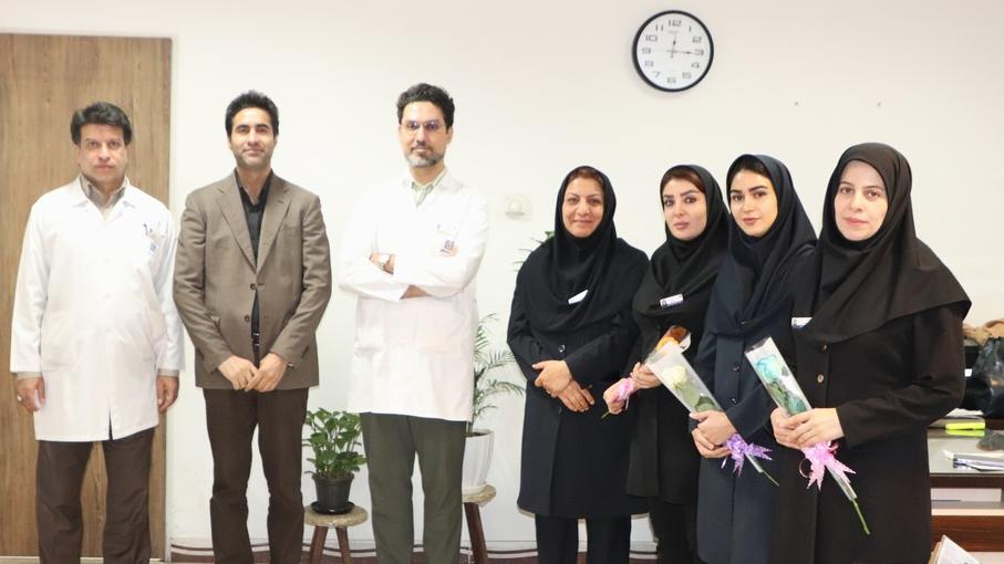 گرامیداشت روز ملی کیفیت با تجلیل از کارکنان واحد بهبود کیفیت بیمارستان ضیائیان