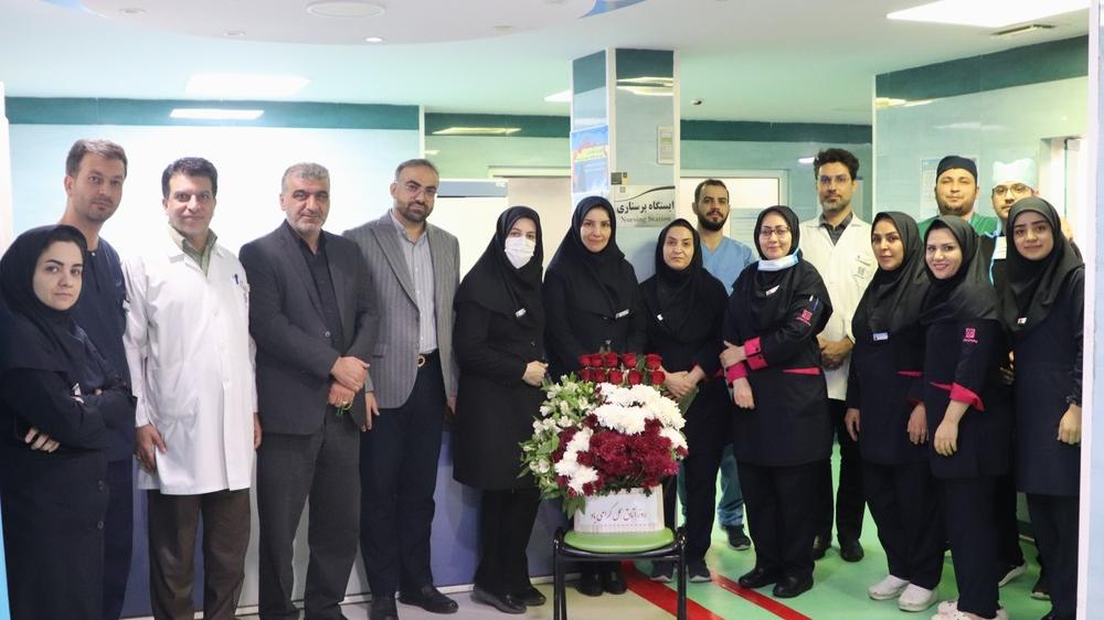 گرامیداشت روز اتاق عمل در بیمارستان ضیائیان با حضور رئیس بیمارستان