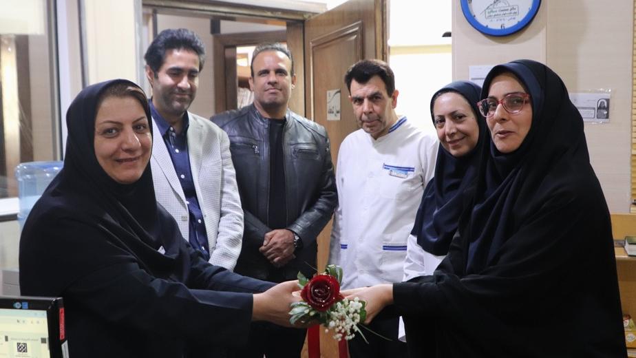 تقدیر از واحد کتابخانه بیمارستان ضیائیان به مناسبت روز کتابدار