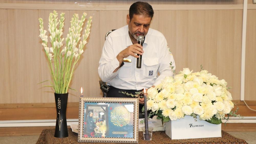 مراسم یادبود پرستار فداکار بیمارستان ضیائیان برگزار شد